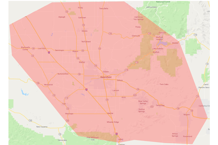 Zip Code Maps_Bakersfield